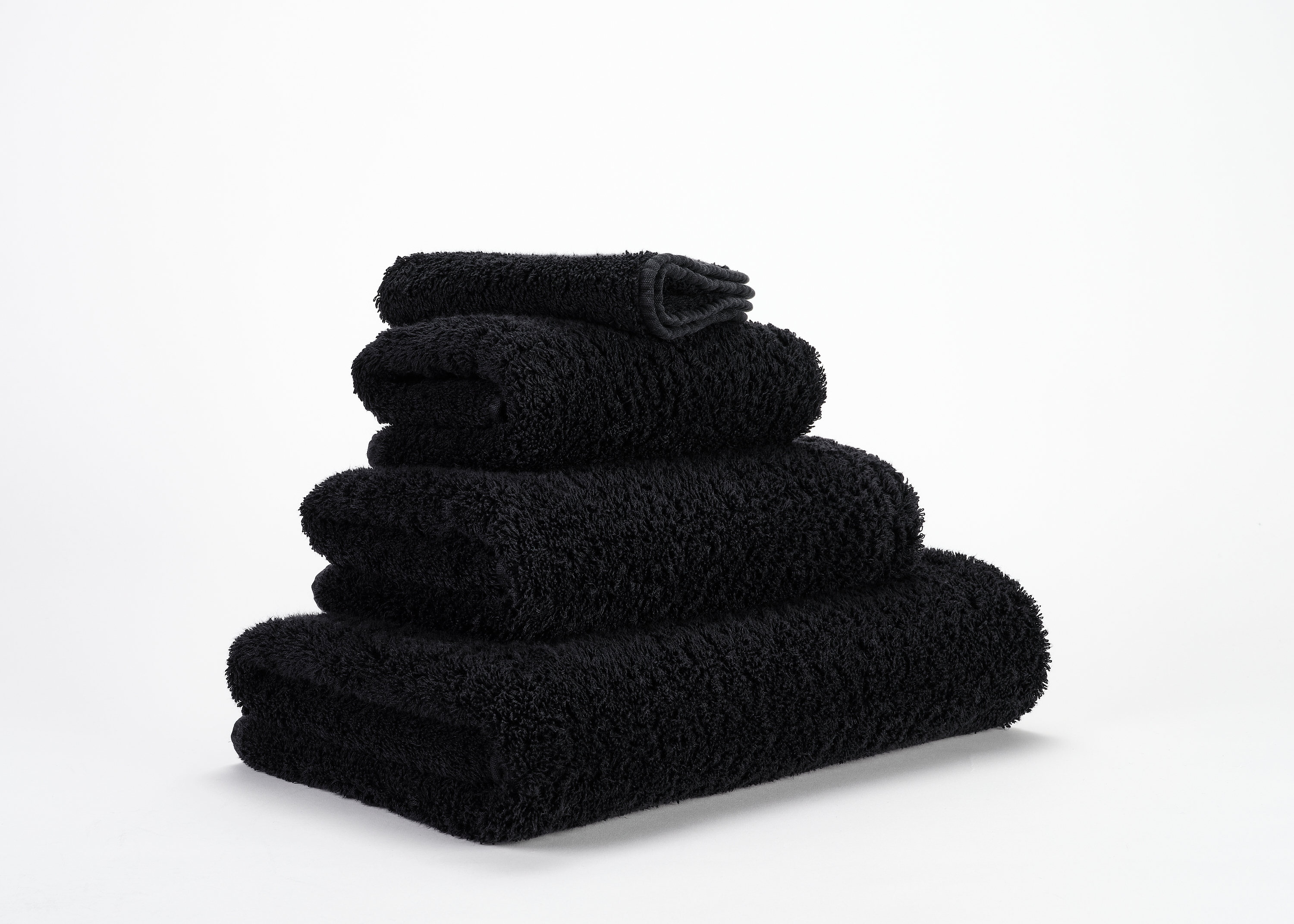 Handtuch Super Pile 55x100cm black