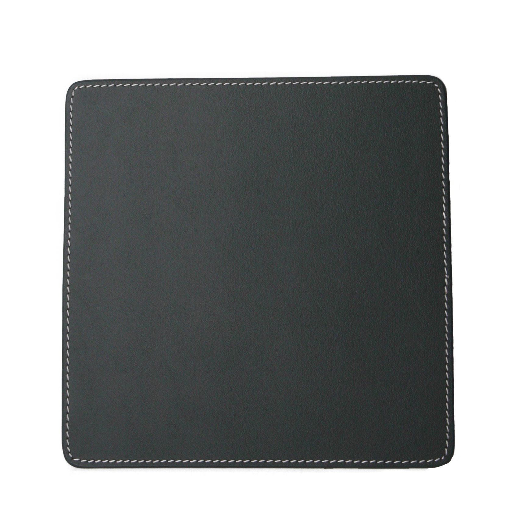 Mousepad SQ.21 cm dusty Blue/white Stitch