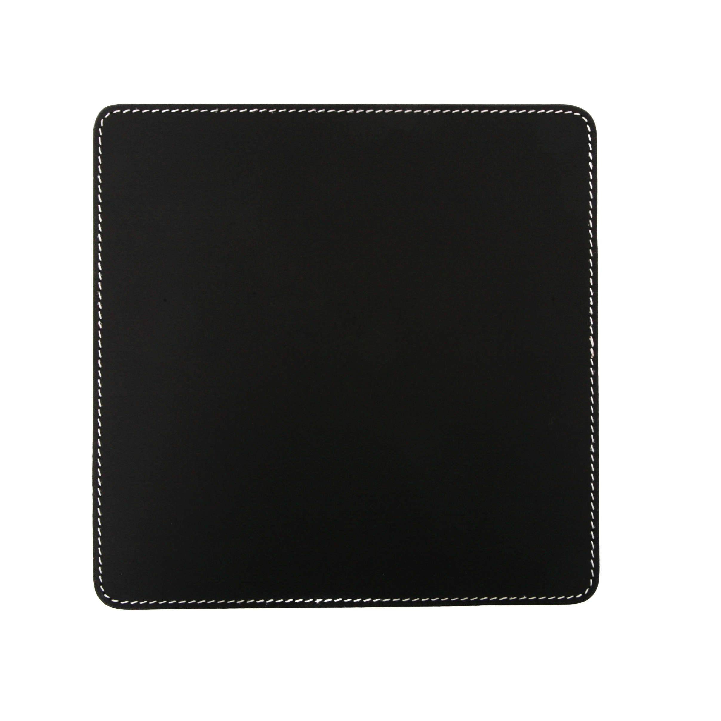 Mousepad SQ.21 cm Black/white Stitch